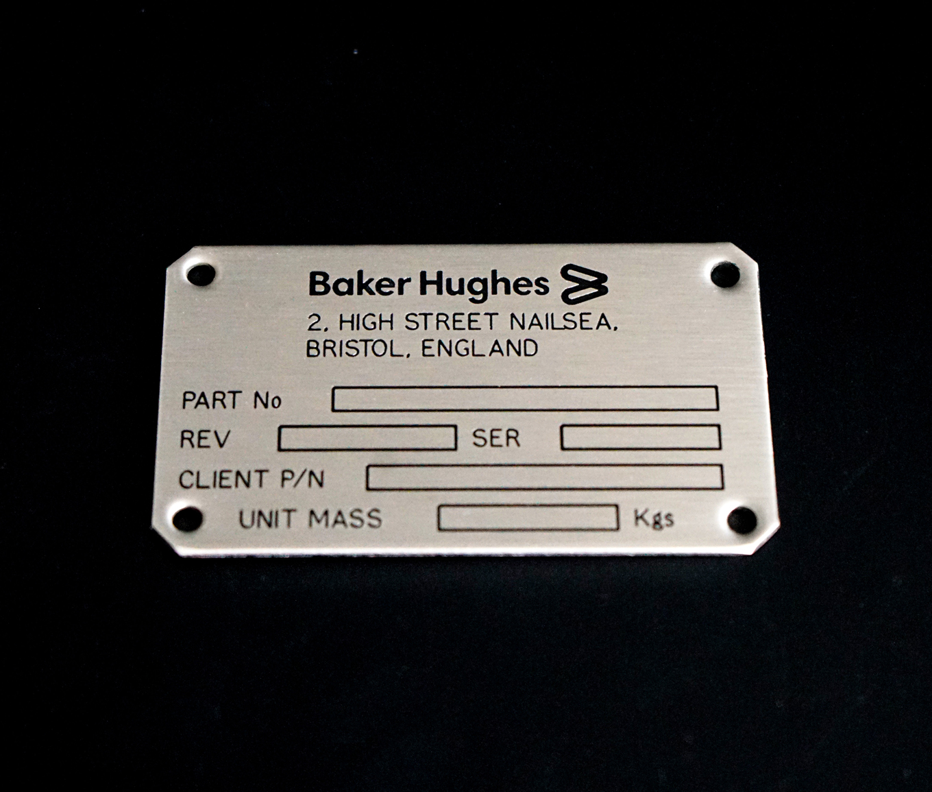 Serial Number & Asset Tags in Porthgwarra example